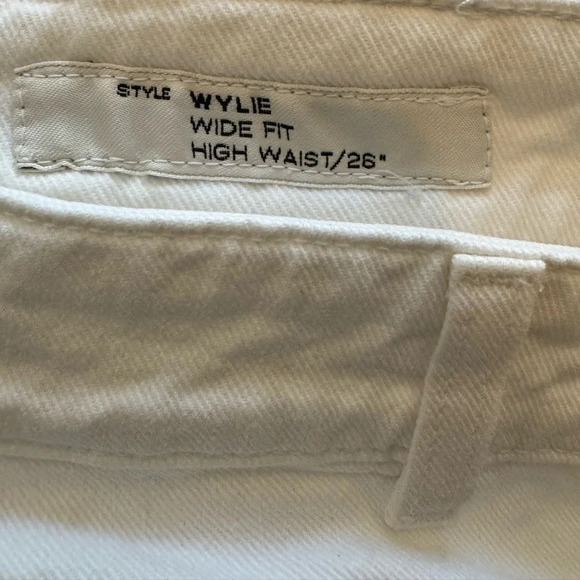 Marc Cain Wylie "Rethink Together" wide fit white banana frayed US12 sustainable - Picture 4 of 11